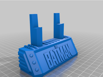 batarang estante soporte batman scatteredcollectables 3d print model - Mito3D
