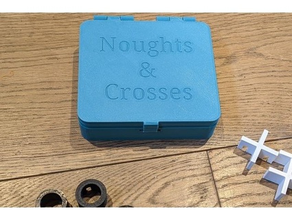 noughts crosses box tic tac toe remix chucksmumma 3d print model - Mito3D