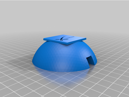 starlink parete gommino parapioggia cupola greenaliengeek 3d print model - Mito3D