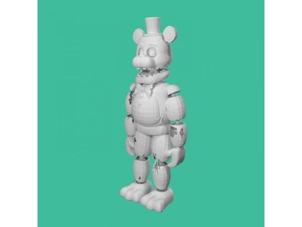 withered freddy model 3dmln 3d print model - Mito3D