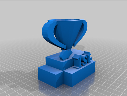 trophy ducketiscool 3d print model - Mito3D