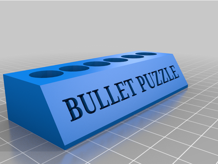 bullet puzzle stand konnerbunjer26 3d print model - Mito3D