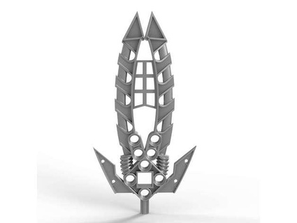 bionicle habitación llamador tinta espada prototipo scmdex 3d print model - Mito3D