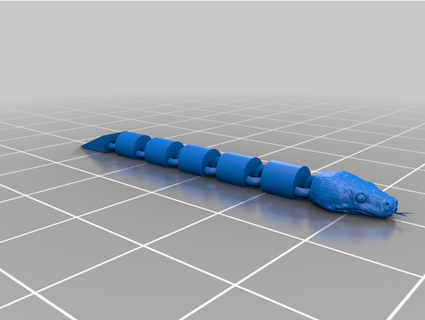 mafsallı yılan leopardgeckio1 3d print model - Mito3D
