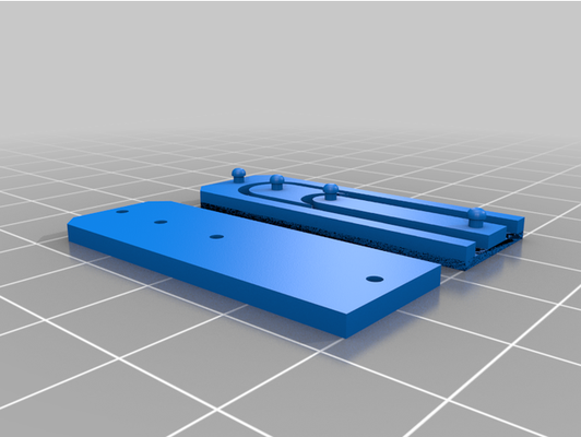 ampla clipe papel glue less zíper puxar by c4designfab 3d print model - Mito3D