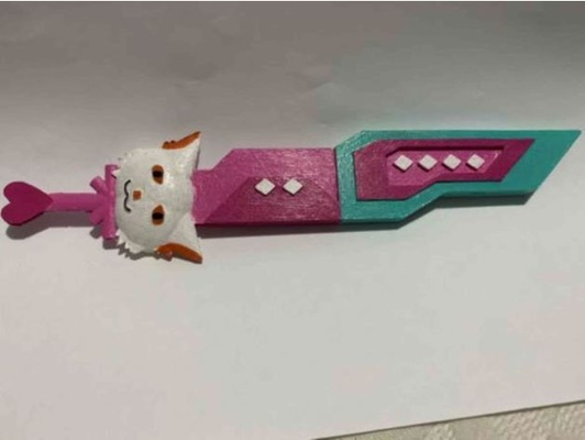 meowmere by poodlecorn sword terraria video games 3d print model - Mito3D