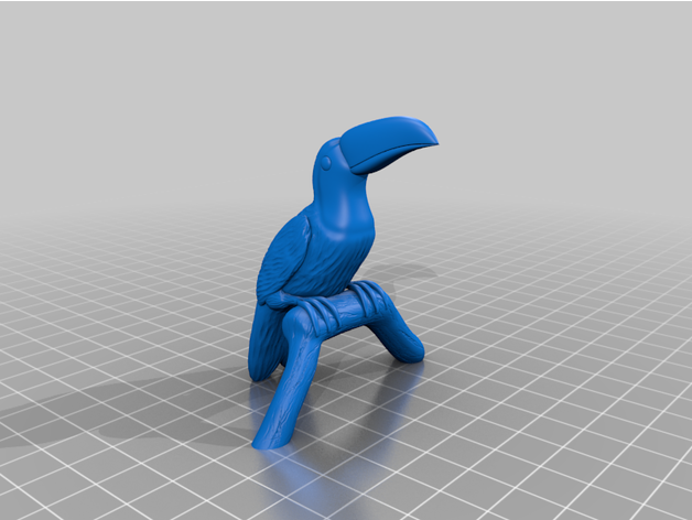 tucanotest by charlya ângulo teste impressão tucano brinquedo 3D print model - Mito3D