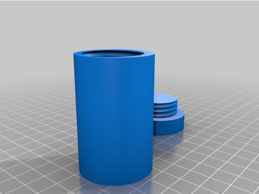 pill container by clipz28 3d print model - Mito3D