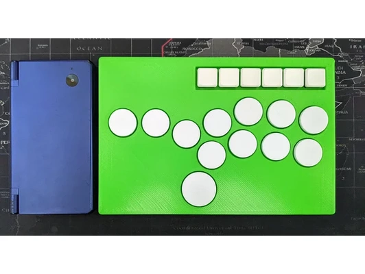 profil kaldıraçsız kontrolör by tamamumoka hitbox oyun kolu 3d print model - Mito3D