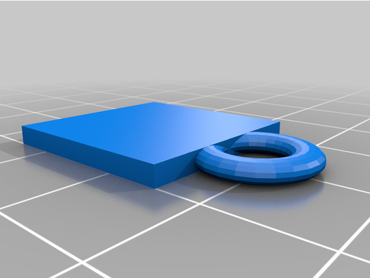 qr code keychain easy by artiriart09 print 15 mins 3d print model - Mito3D