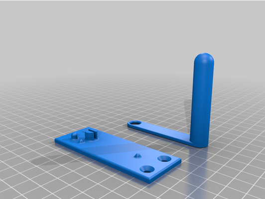 dishwasher latch by vermazen72 ngss ccss door 3d print model - Mito3D