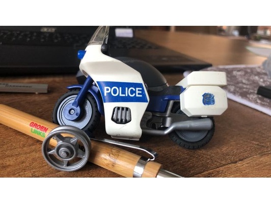 tunnelplan rear wheel police motorcycle by 3d print model - Mito3D