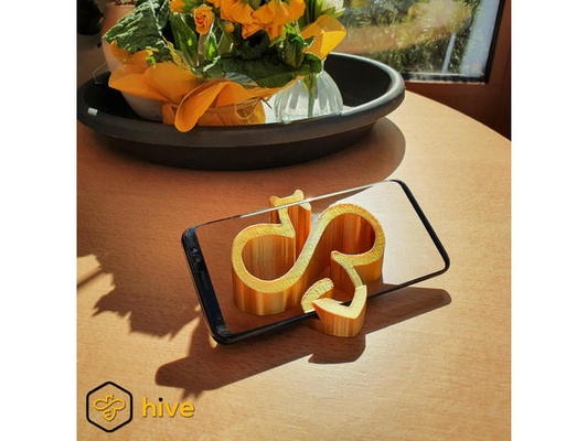 bienenstock smartphone stand by rayxa17 3d print model - Mito3D