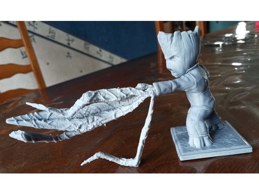 baby groot ravager by rolos 3d print model - Mito3D
