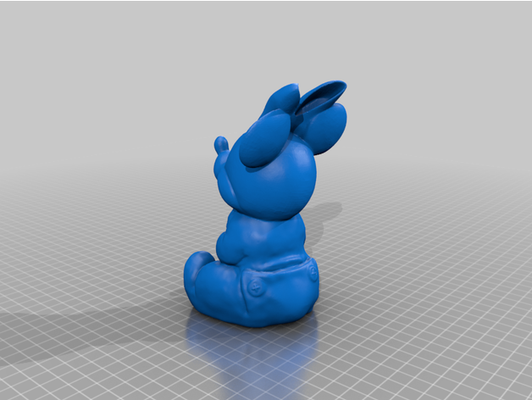baby minnie by jonathan190287 maus 3d print model - Mito3D