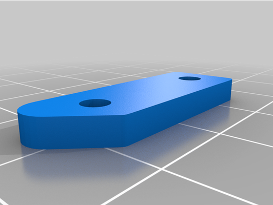 anycubic méga filament bobine titulaire soutien espaceur by nez i3 ligne rouge 3d print model - Mito3D