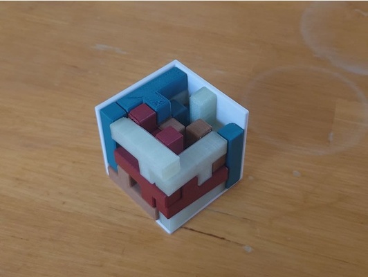 puzzle 5x5x5 by riso giocattolo 3d print model - Mito3D
