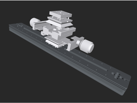camera stabilizing linear rail by seyram14 3d print model - Mito3D