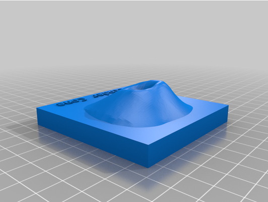 cinder cone volcano by hinginmusic earth volcanology 3d print model - Mito3D