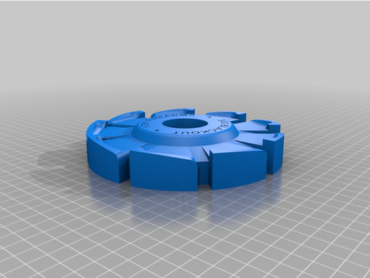 clutch type collator wheel 300 blackout by davetpilot acc blk bullet plate openbulletfeeder 3d print model - Mito3D