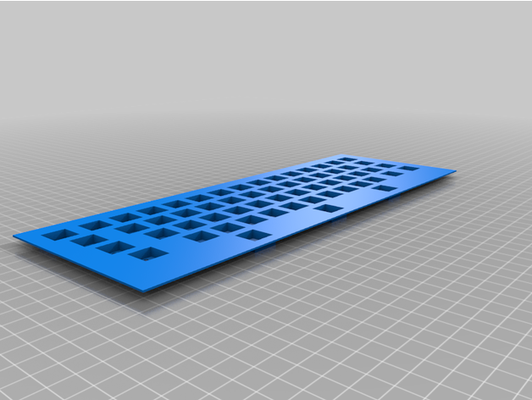 atari xl teclado prato mx comuta v1 by nexus3007 3d print model - Mito3D