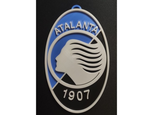 atalanta logotipo by manny santo 3d print model - Mito3D
