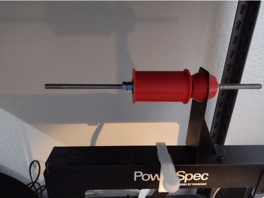 spool holder powerspec wanhao i3 by breandan81 3d print model - Mito3D