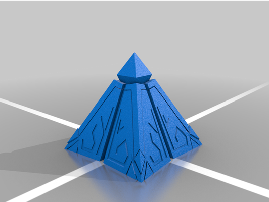 teleporte pirâmide divindade original pecado 2 by graça espadas 3d print model - Mito3D