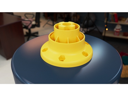 improved logitech driving force gt wheel adapter by geraintthomas dfgt 3d print model - Mito3D
