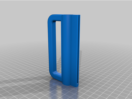 retractable baby gate handle by rnabbott 3d print model - Mito3D