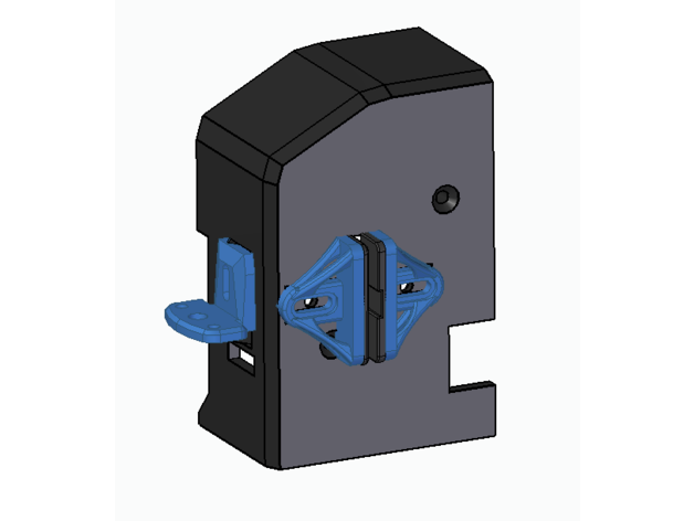 sidewinder x1 extrusora cobrir bainha cabo braçadeira bl touch by herflodo bltouch 3D print model - Mito3D