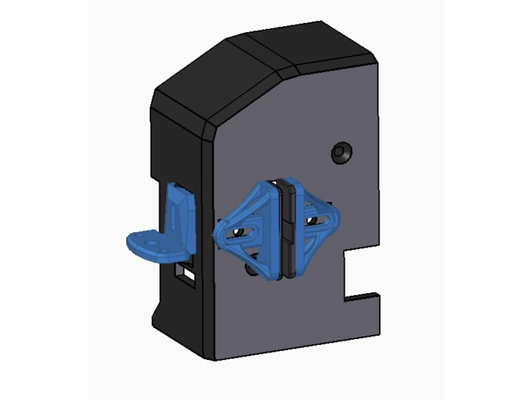 sidewinder x1 extruder cover cable clamp bl-touch by herrflodo bltouch 3d print model - Mito3D