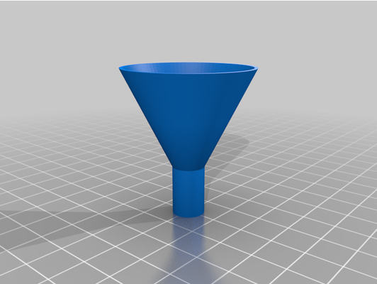 basic funnel by ironworkbench funnels herb small 3d print model - Mito3D