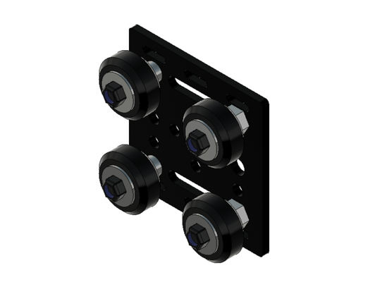 v-slot linear bearing plate by frdrckzn v slot mount vslot 3d print model - Mito3D