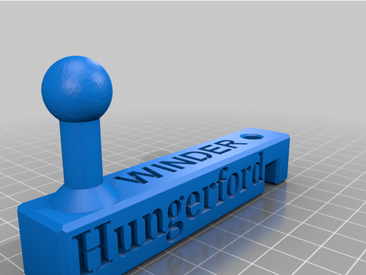 hungerford winder by b8202 3d print model - Mito3D