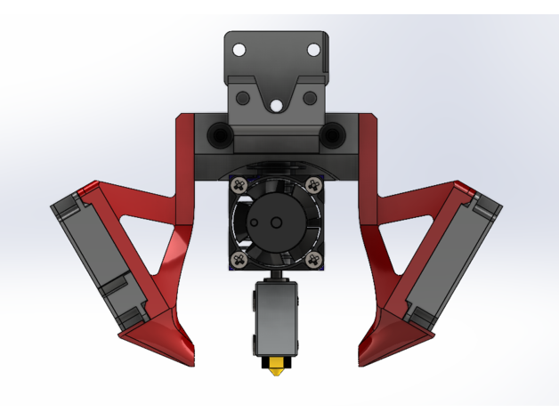 sapphire e3d volcano hotend mount by georgeion88 saphire pro 3D print model - Mito3D