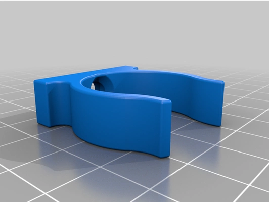 süpürge üstesinden gelmek klips 25mm by meslekten sopası kulp destek duvar binmek 3d print model - Mito3D