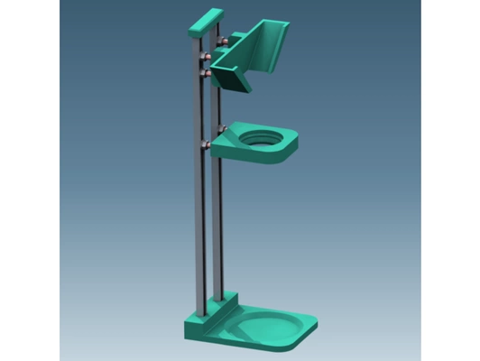 resin drip station sla by 4noxx 3d printer creality bracket halot one vat tool 3d print model - Mito3D