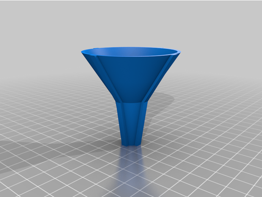 funnel easy to by br0t3n1bur entonnoir 3d print model - Mito3D