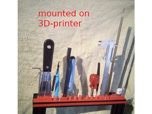 outil bar montable 3d printers nut profiles by 39 omission 3d print model - Mito3D