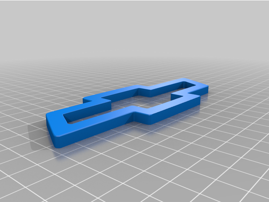 chevrolet 90's logo by luise127 3d print model - Mito3D