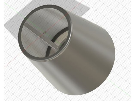 endkappe rohre deckel röhren 25mm by rolfmobil rohr tube 3d print model - Mito3D