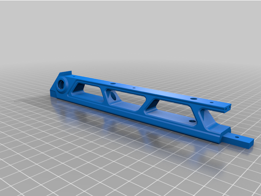 nerf gryphon carbine picatinny rail riser by spudrouge420 3d print model - Mito3D