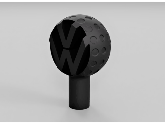 vw golf mk2 verschiebung knopf by notiz schalthebel 3d print model - Mito3D
