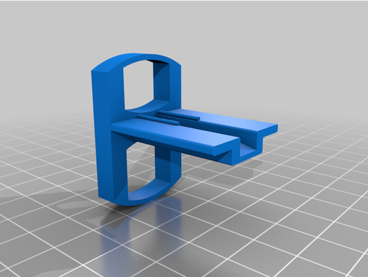 clips verser porte coulissante placard by papychat 3d print model - Mito3D