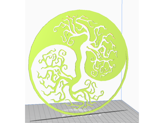 dekorativ mauer kunst by ftftft yang yin 3d print model - Mito3D
