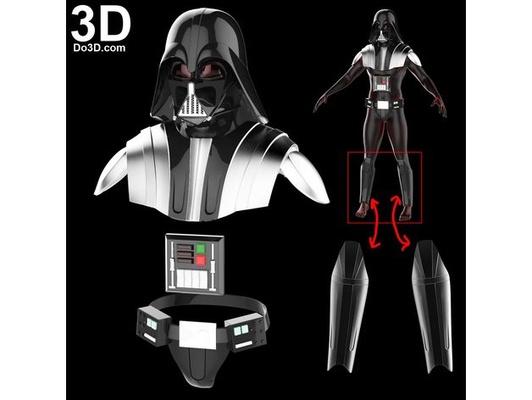 dark vader rebelles costume by campbell alex784 ngss css 3d print model - Mito3D