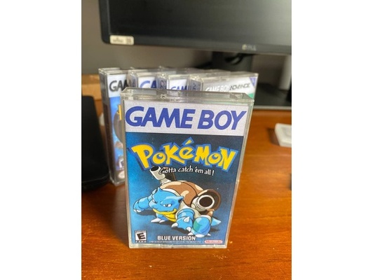 cassette case insert gameboy by quincho audio advance color gba gbc nintendo pokemon 3d print model - Mito3D