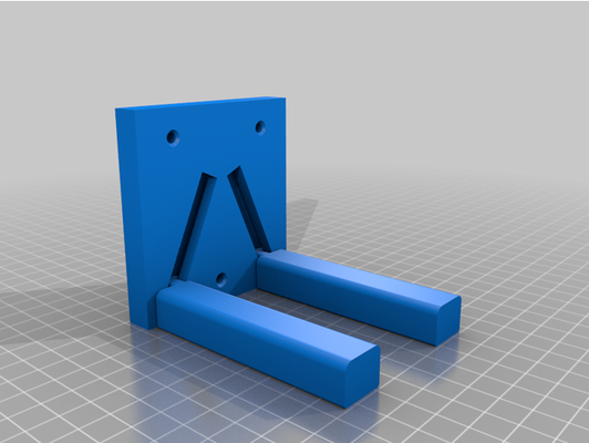 broom stick holder print in place by rvanhoutan 3d print model - Mito3D