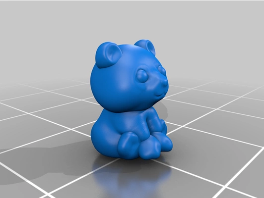 sitting panda by flyingcheesegator animal cute 3d print model - Mito3D